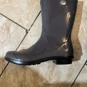 UGG Gray Rain Boots
